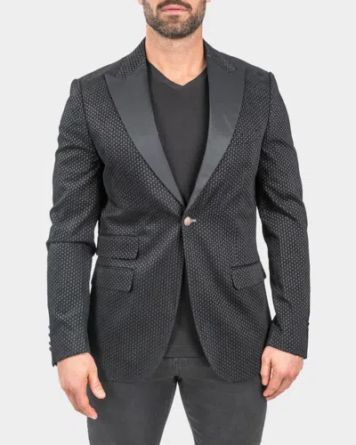 Maceoo One-button Blazer In Black