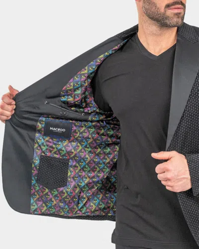 Maceoo One-button Blazer In Black