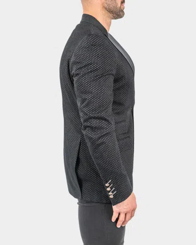 Maceoo One-button Blazer In Black