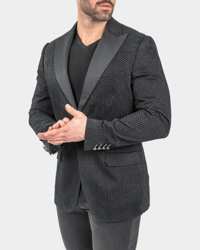 Maceoo One-button Blazer In Black