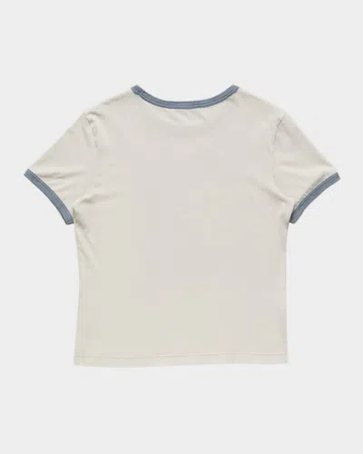 Acne Studios Graphic T-shirt In Off White/