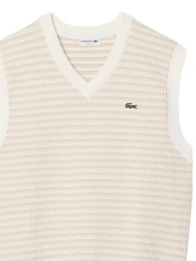 Lacoste Pullunder Mit V-ausschnitt In Multi