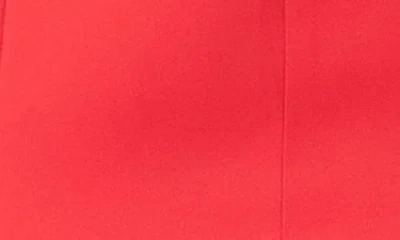 Endless Rose Structured Open Back Minidress In Red