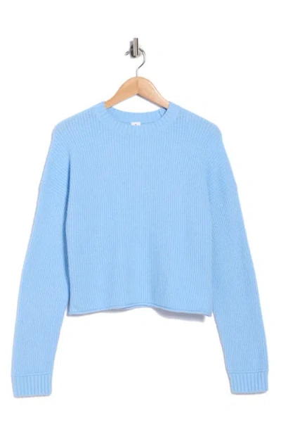 Abound Cozy Crew Pullover Sweater In Blue Placid