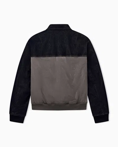 Armani Exchange Regular Fit Blouson Jacket In Black