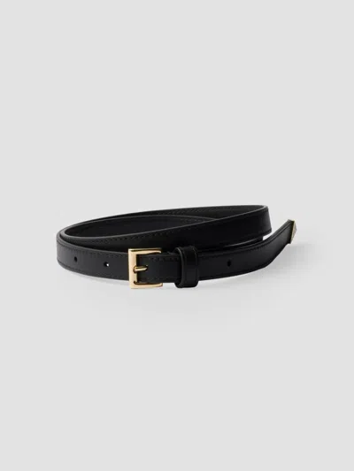Prada Leather Belt In Black
