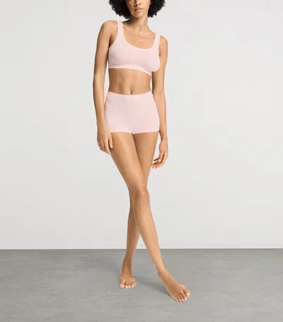 Hanro Touch Feeling Crop Top In Neutral