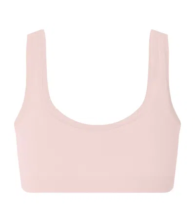 Hanro Touch Feeling Crop Top In Neutral