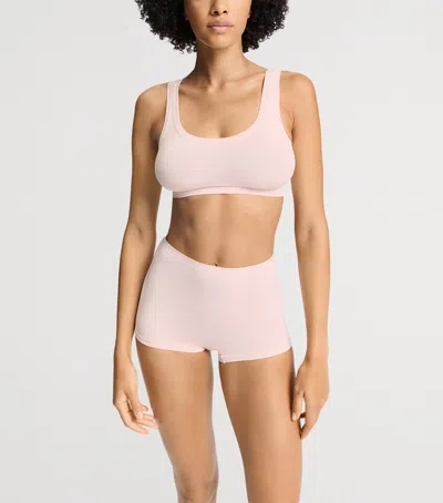 Hanro Touch Feeling Crop Top In Neutral