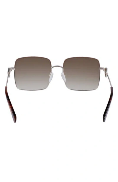 Longchamp Medallion 55mm Gradient Square Sunglasses In Multi
