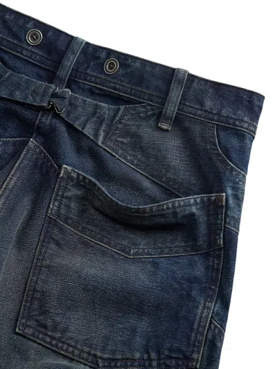 Rrl 패치워크 코튼 진 In Blue