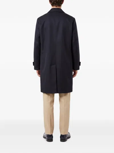 Kiton Button-fastening Single-breasted Coat In Multi