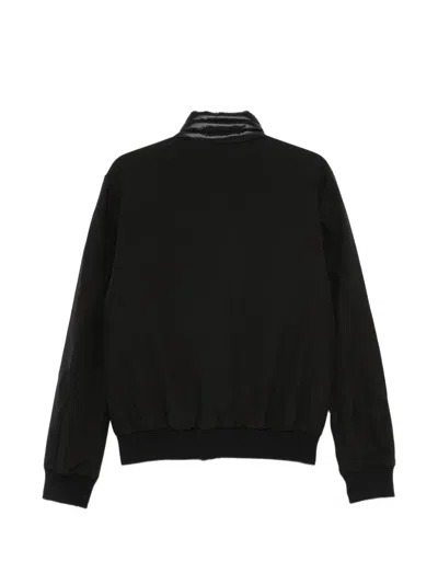 Karl Lagerfeld Quilted-panel Zip-up Jacket In Multi