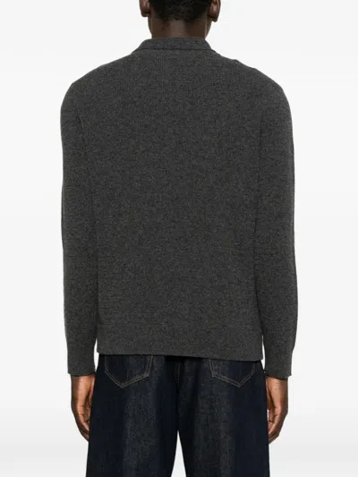 Canali 집업 폴로 스웨터 In Multi