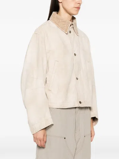 6397 Canvas Flight Jacket In Neutral