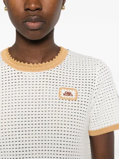 Casablanca Logo-patch T-shirt In Multi