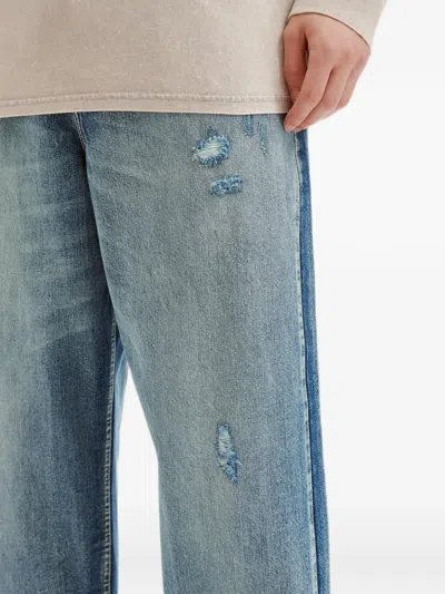 Five Cm Distressed Wide-leg Jeans In Multi