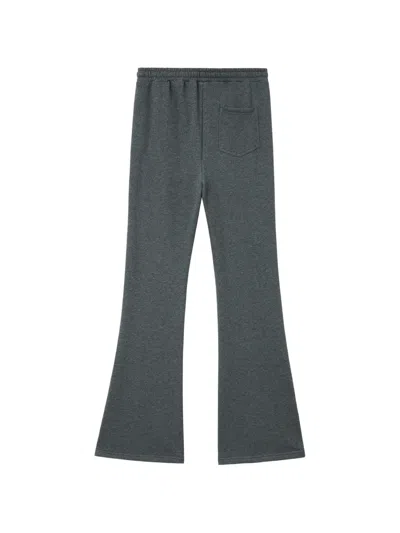 Izzue Drawstring Flared Track Pants In Green