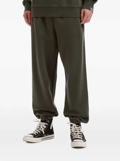 Fingercroxx Logo-patch Drawstring Track Pants In Multi