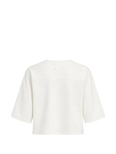 Ossou Rift Cropped T-shirt In White