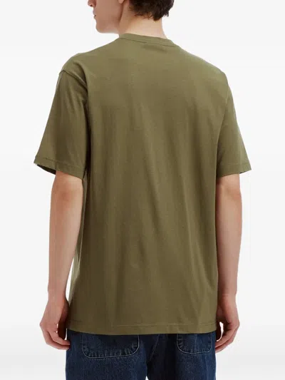 Fingercroxx Logo-patch Cotton T-shirt In Multi