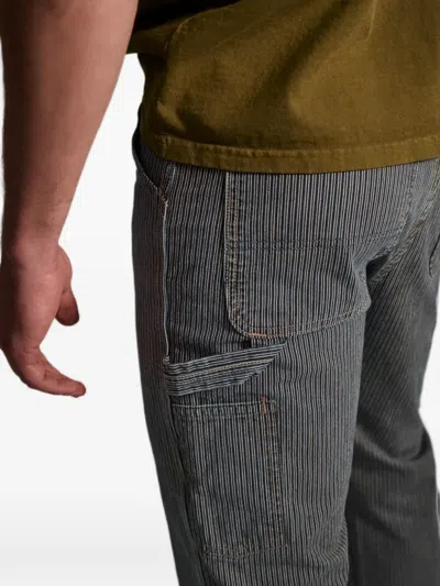 Seven Sid Stripe-pattern Carpenter Trousers In Multi