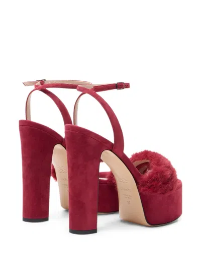 Casadei Suede Platform Pumps In Multi