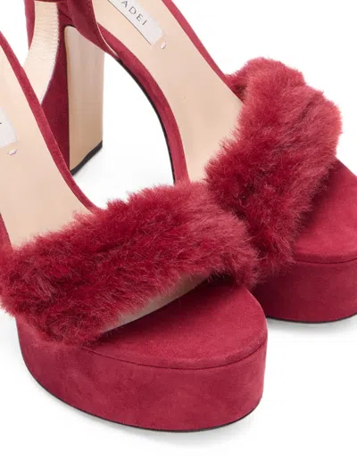 Casadei Suede Platform Pumps In Multi