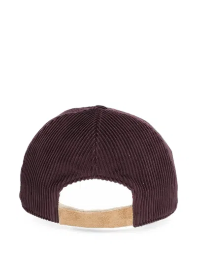 Eleventy Corduroy Baseball Cap In Pattern