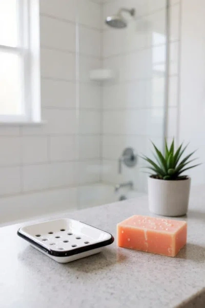 Pillowpia Enamel Soap Dish In Multi