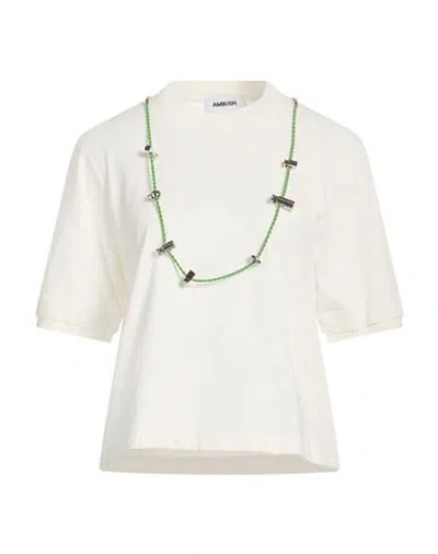 Ambush Crawling Chain Applied T-shirt In White