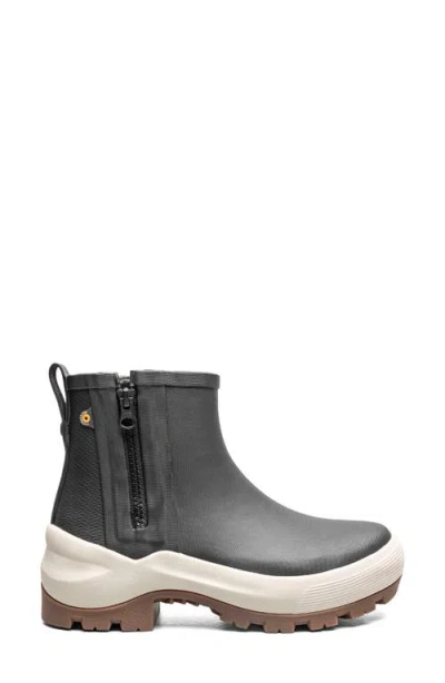 Bogs Piper Zip Rain Bootie In Black