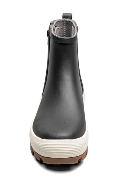Bogs Piper Zip Rain Bootie In Black