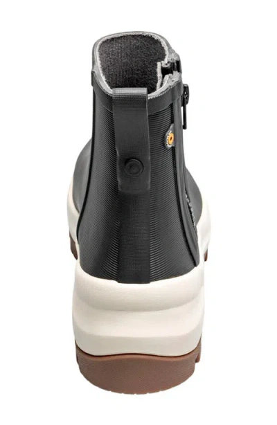 Bogs Piper Zip Rain Bootie In Black