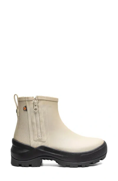 Bogs Piper Zip Rain Bootie In Neutral