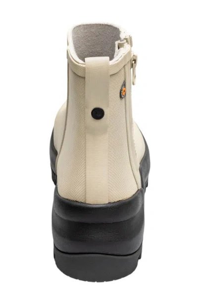 Bogs Piper Zip Rain Bootie In Neutral