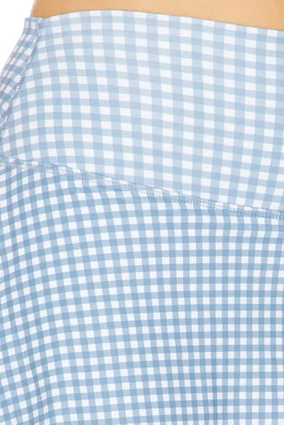 Nike Dri-fit Gingham Performance Skort In Blue