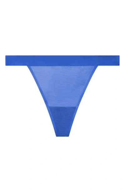 Natori True Zen Thong Blue Flame In Blue