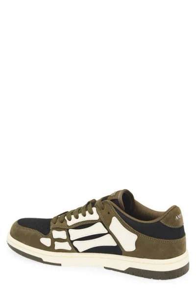 Amiri Panel Sneakers Rubber Sole Low Top In Black