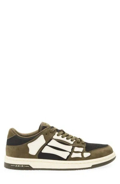 Amiri Panel Sneakers Rubber Sole Low Top In Black