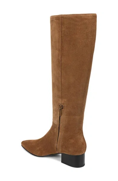 Vince Adan Tall Leather Boot In Brown