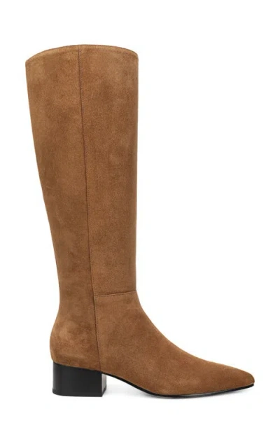Vince Adan Tall Leather Boot In Brown