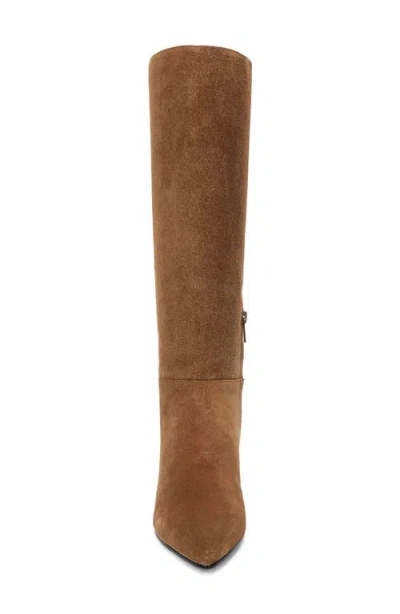 Vince Adan Tall Leather Boot In Brown