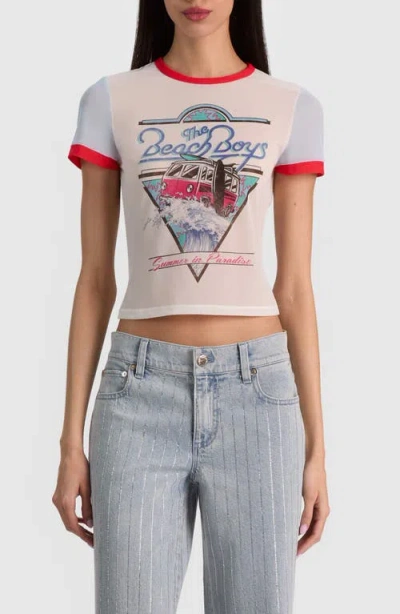 Alice And Olivia Tess Tee In Multi