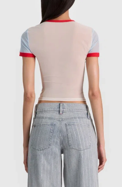 Alice And Olivia Tess Tee In Multi
