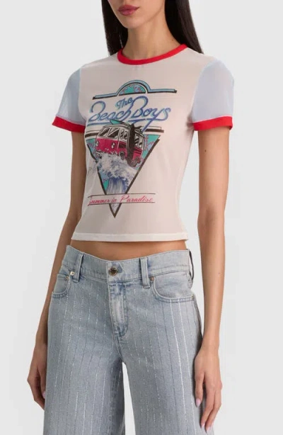 Alice And Olivia Tess Tee In Multi