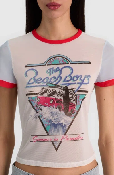 Alice And Olivia Tess Tee In Multi