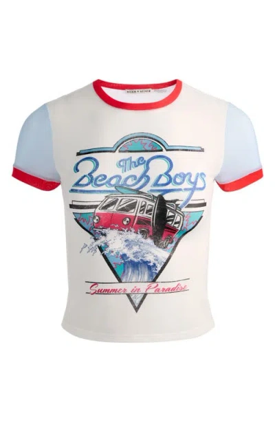 Alice And Olivia Tess Tee In Multi