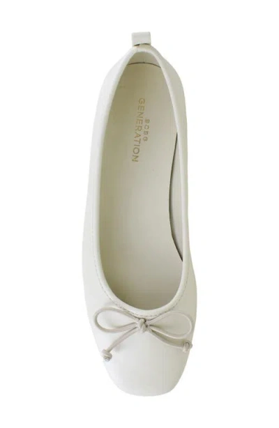 Bcbg Emry Ballet Flat In White