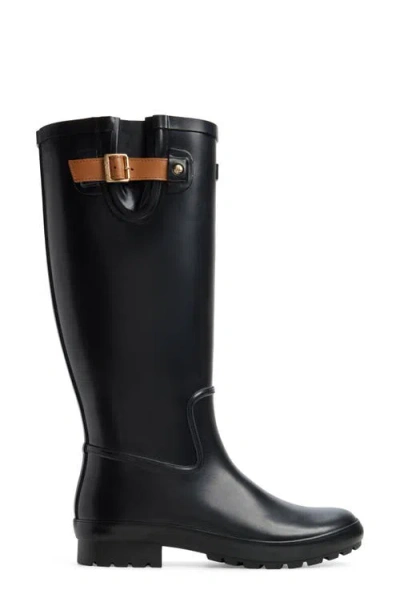 Sperry Drizzle Tall Waterproof Rain Boot In Black